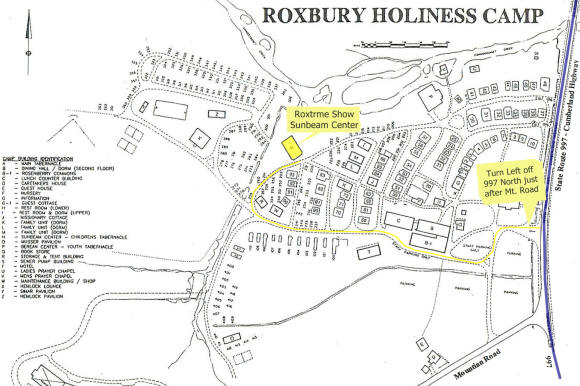 Roxbury Camp Map - Sunbeam Center